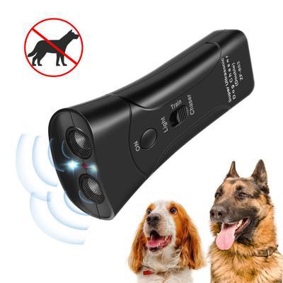 Hot-selling laser dog training device ultrasonic double head dog repeller