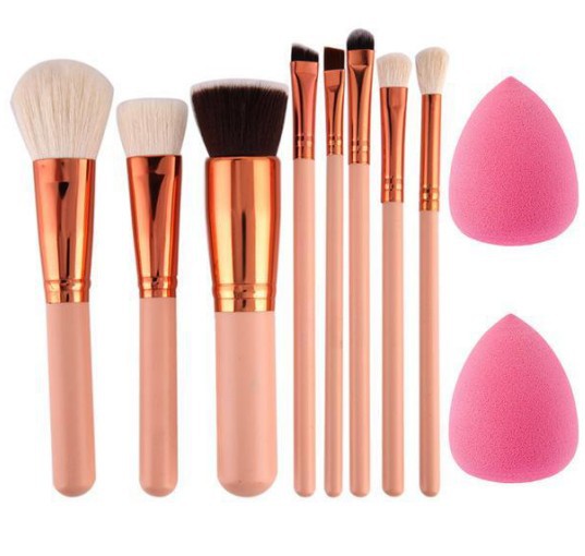 GUJHUI Makeup brushes water drop puff set