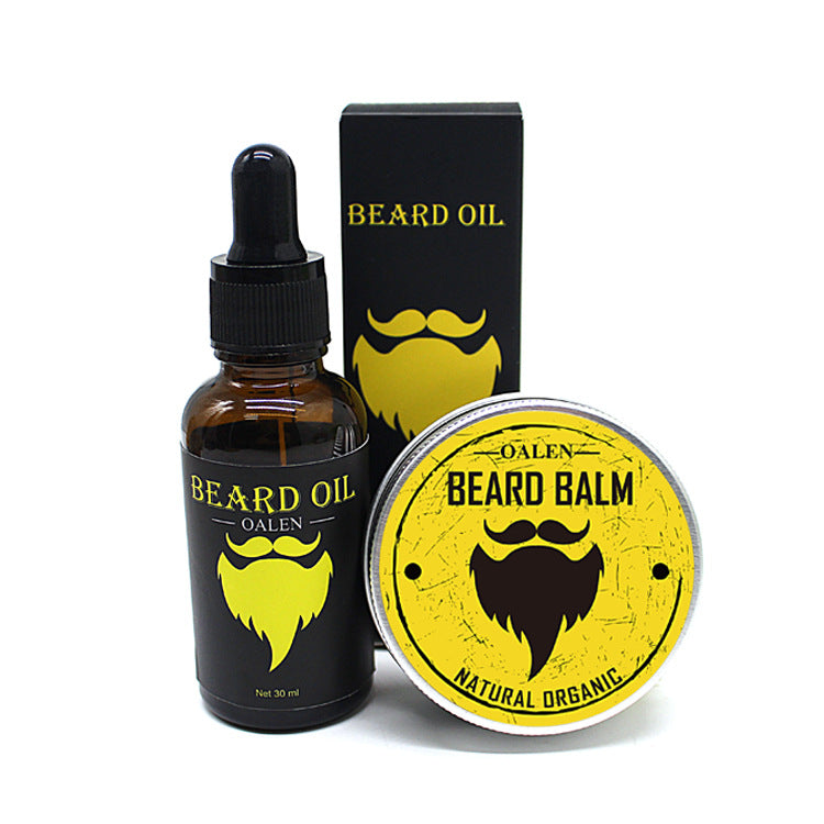 Men Moustache Cream Beard Oil Kit