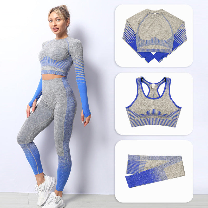 Women Seamless yoga sports and fitness clothing suit