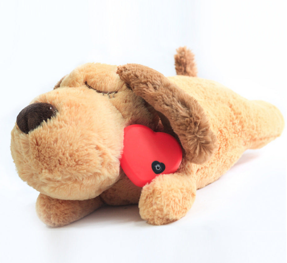 Explosive pet plush heartbeat doll