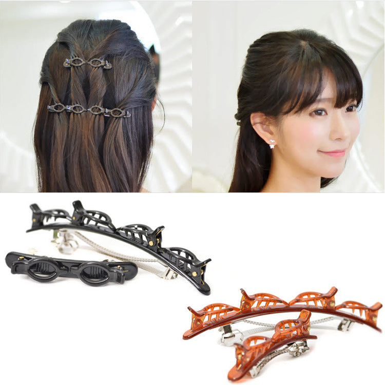 Korean styling braided hair clip