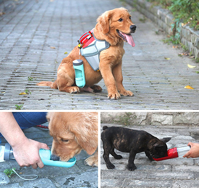 Dog accompanying Portable Pet outing  water bottles