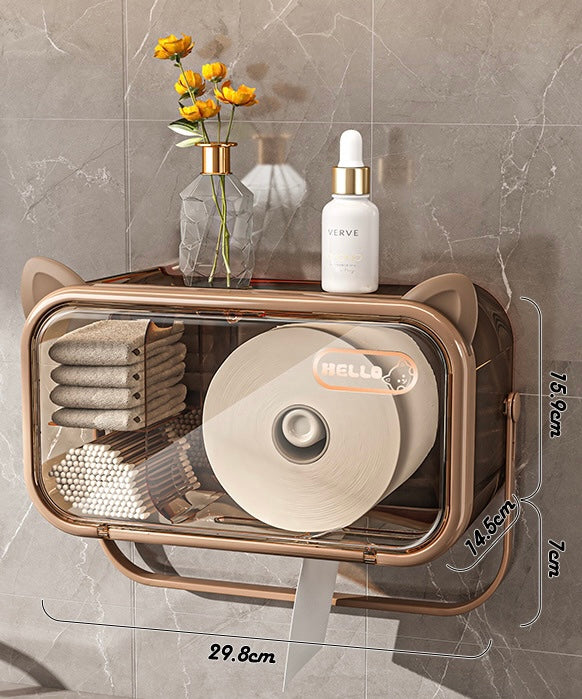 New Korean bathroom multifunctional wall-mounted tissue box