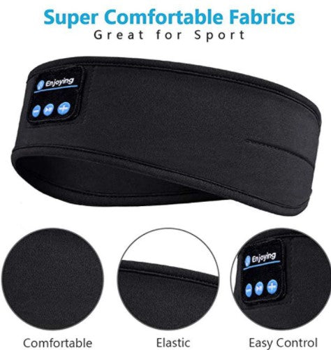 3 in 1 Wireless sports bluetooth music headband sleep eye mask