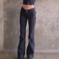 Women street hot girl retro style flared pants