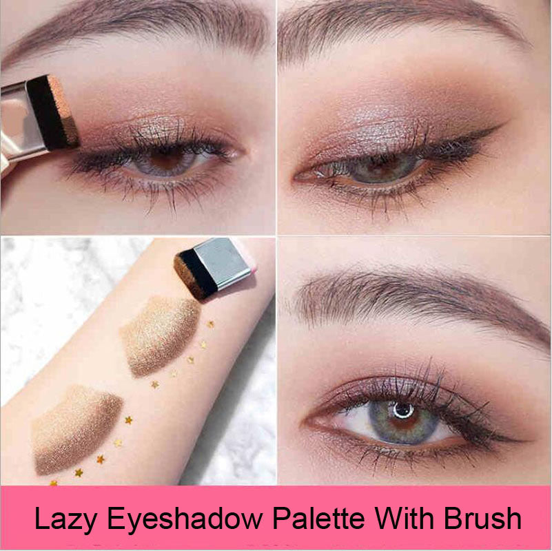 DNM lazy two-color gradient pearlescent eye shadow