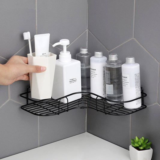 Bathroom kitchen storage corner rack