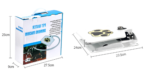 Pet garden foot trampoline automatic water feeder