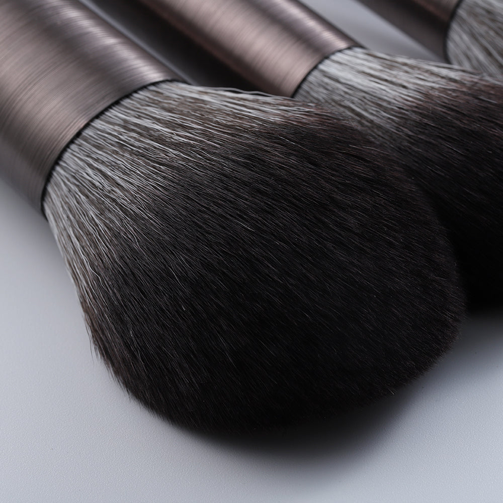 Natural Hair Makeup Brushes set