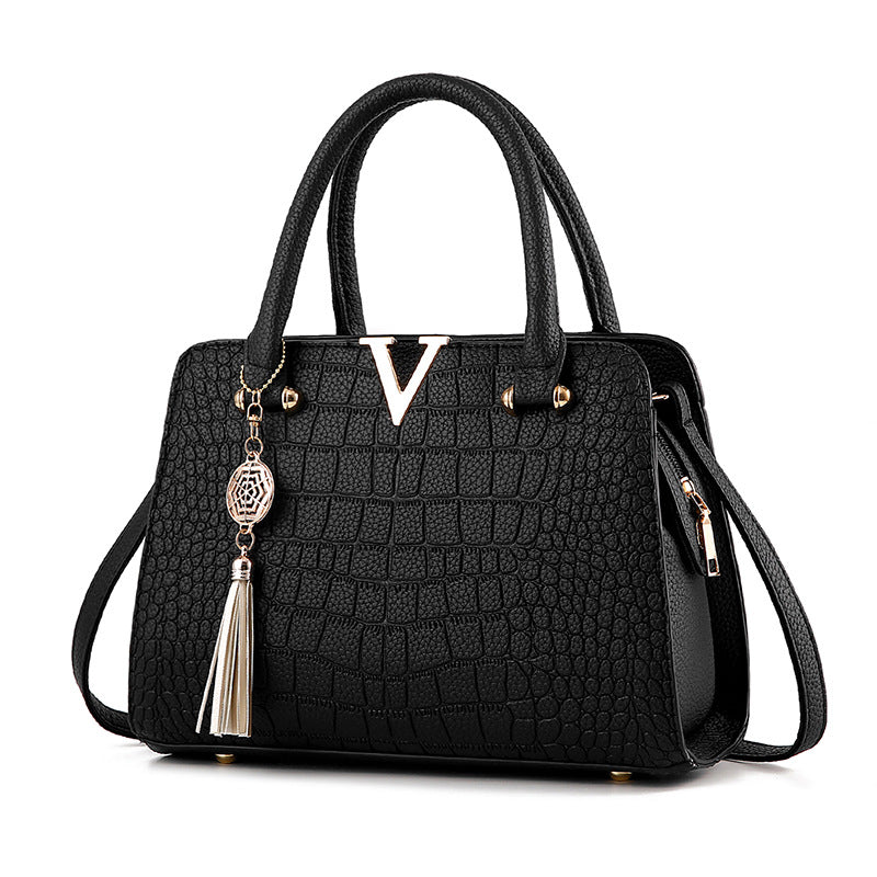 New Fashion Women crocodile pattern handbag