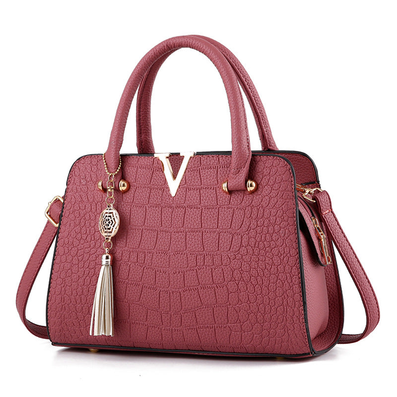 New Fashion Women crocodile pattern handbag