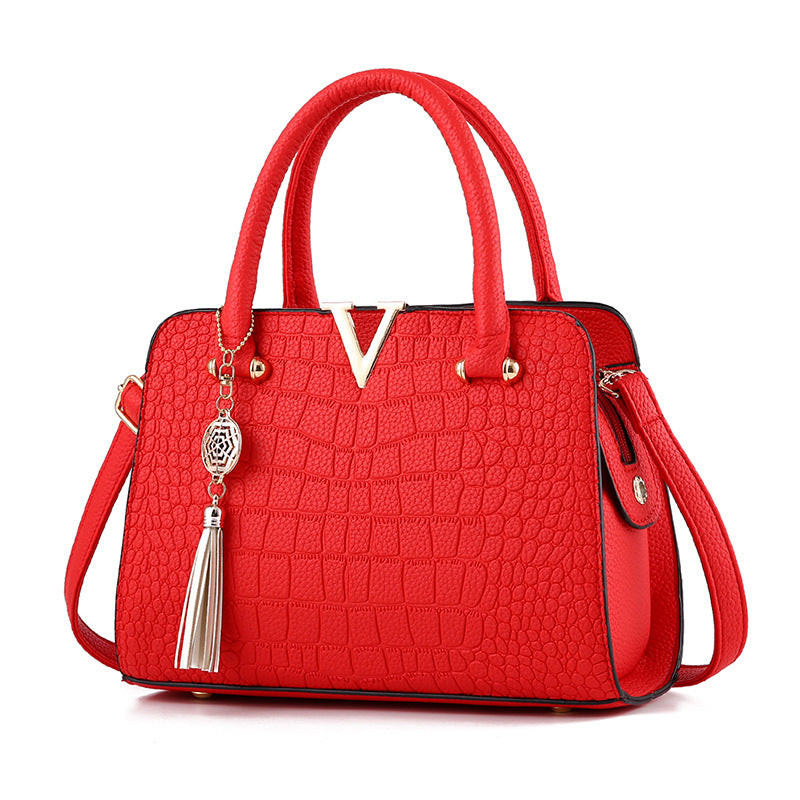 New Fashion Women crocodile pattern handbag