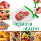 Reusable embossed vacuum packaging bag