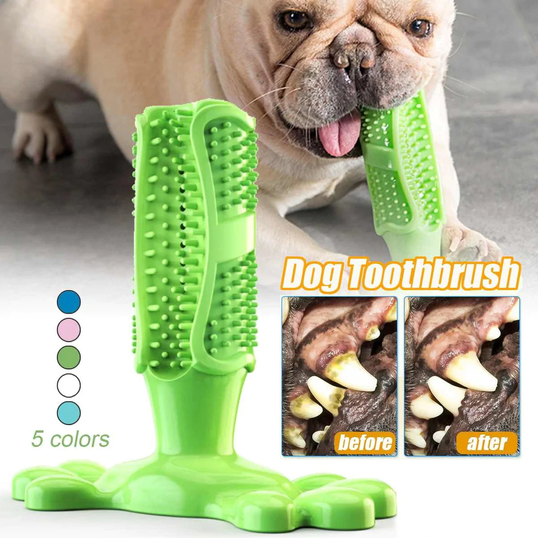 Dog toothbrush pet tooth cleaning toy