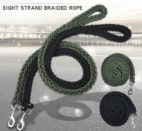 Eight-strand big dog pet lead nylon eight-strand braided dog rope