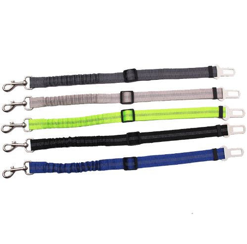 Elastic pet car seat belt elastic reflective safety rope