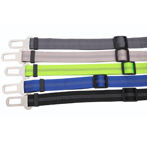 Elastic pet car seat belt elastic reflective safety rope