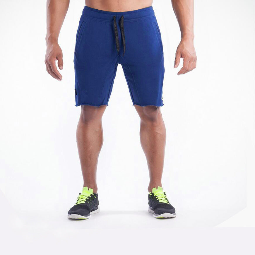 Muscle boy Men’s cotton sports fitness running shorts