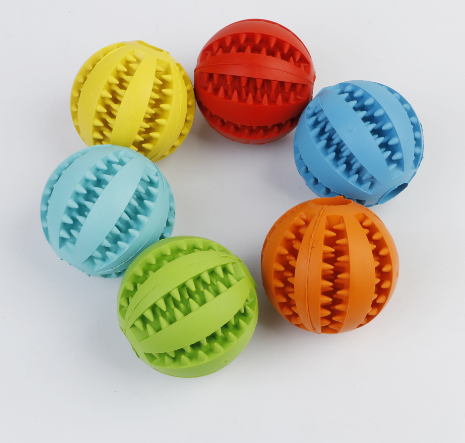 Explosion models pet cleaning tooth leaking ball dog toy