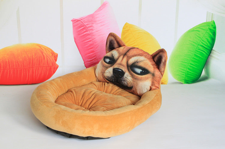 Cartoon dog kennel warm cat nest pet nest