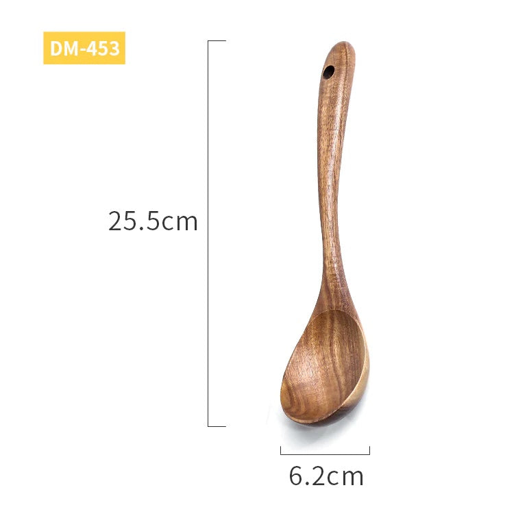 Thai teak kitchen wood spoon