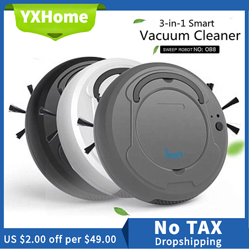 3-In-1 Multifunctional Auto Smart Robot Floor Cleaner