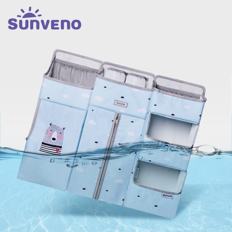 Multifunctional Infant Crib Diaper Waterproof Storage Bag