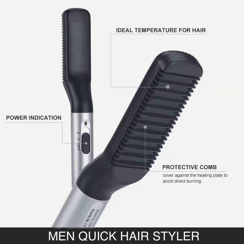 Men’s multi-function beard styling comb