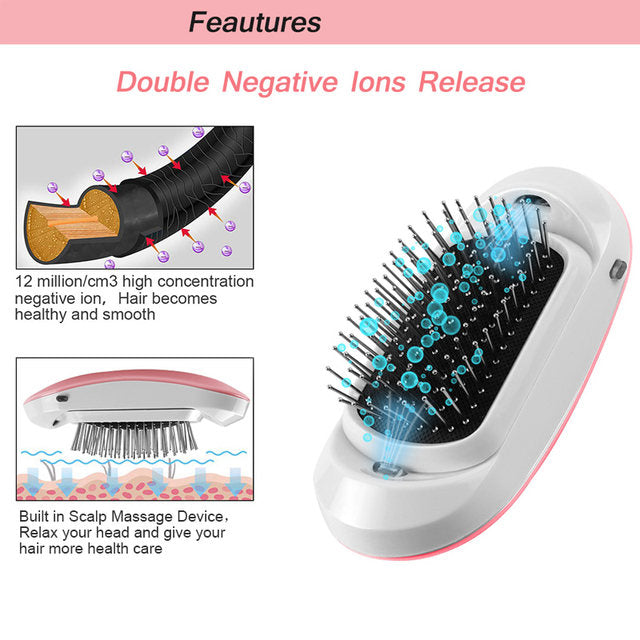 The second generation negative ion straight hair comb