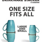 Telescopic cup storage rack