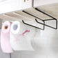 kitchen wrought iron door cabinet paper towel rack