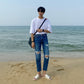 MYQ Korean Men’s summer trend ripped jeans