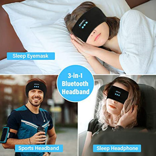 3 in 1 Wireless sports bluetooth music headband sleep eye mask