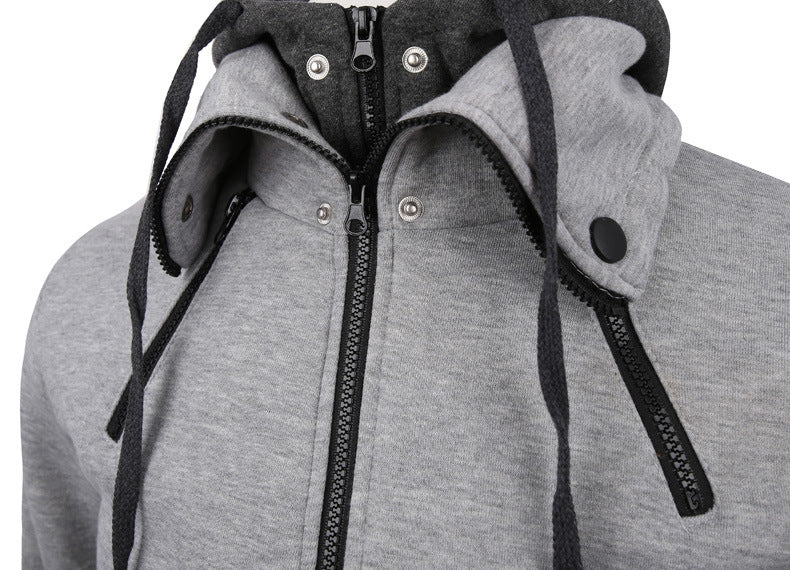 New men’s autumn and winter jacket hooded sweater