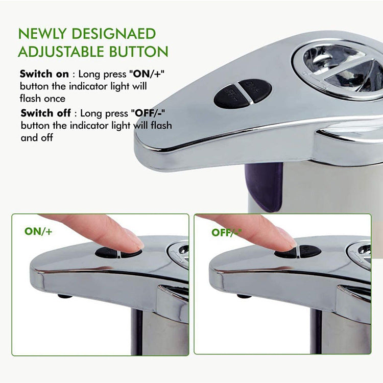 Home Office Stainless Steel Induction Soap Dispenser