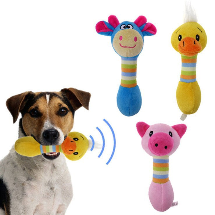 Cute bite-resistant pet plush toys