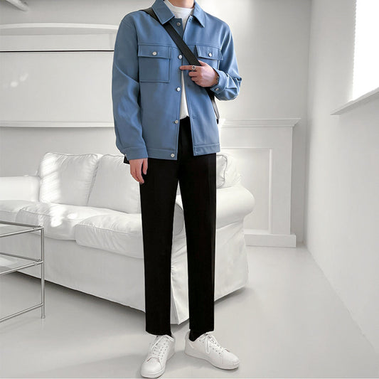 MYQ Korean Men’s trend of casual self-cultivation jacket