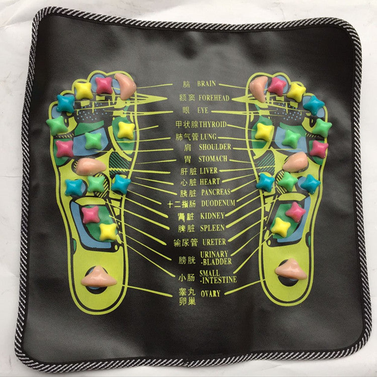 Health Care Reflexology Walk Stone Pain Relieve Mat Pad sports