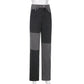 New women street hip-hop contrast casual jeans