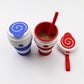Organic silicon composite travel mug