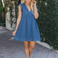 Women summer new hollow V-neck dress