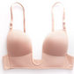 Women deep U sexy gathered breathable seamless bra