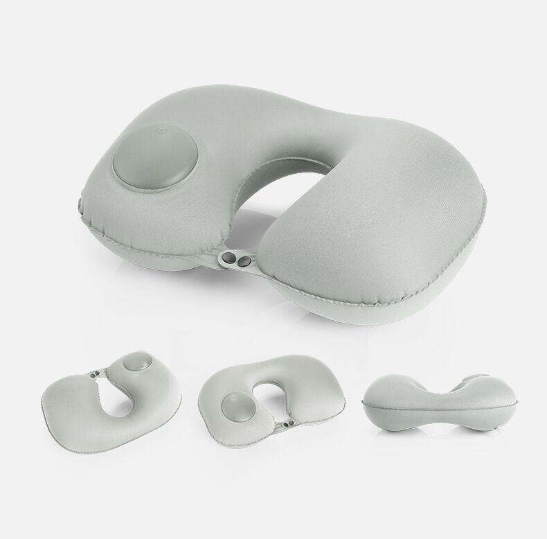 New Travel Automatic Press inflatable neck pillow