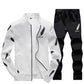 New men’s spring fashion baseball collar casual suit