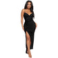 Women Irregular Backless Mesh Gauze