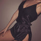 Hot selling women open back pajamas set