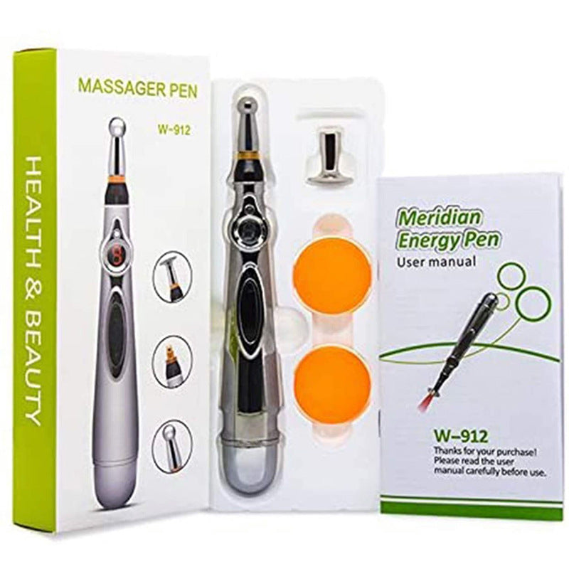 Electronic pulse massage acupuncture pen