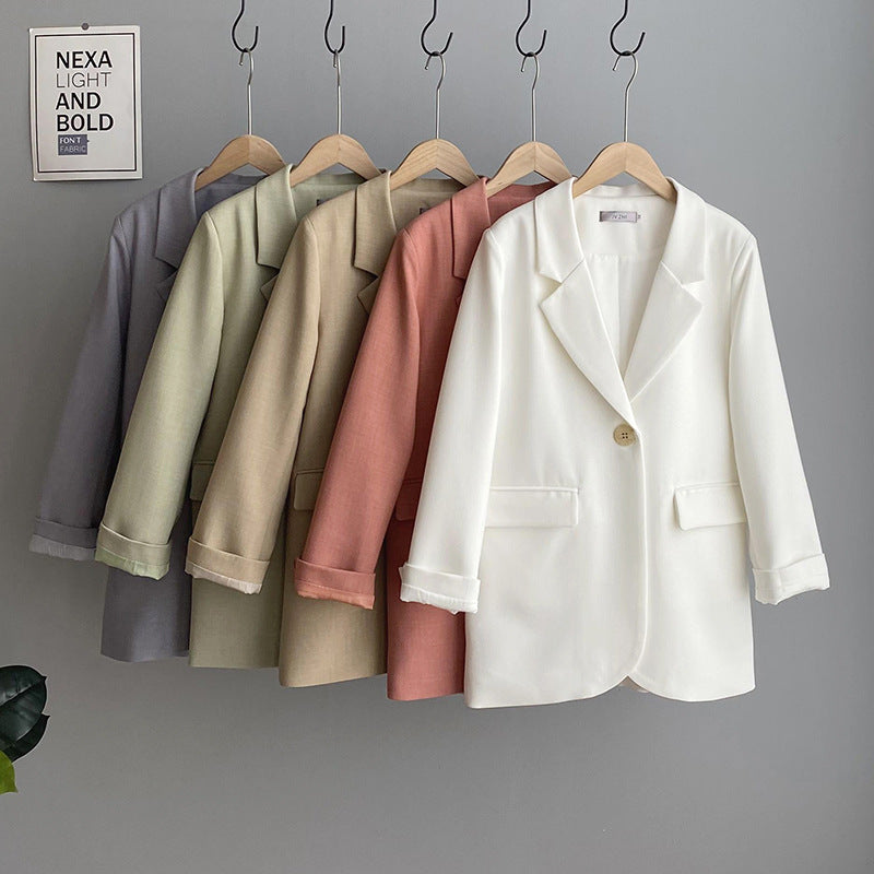 Korean Women Spring Casual Suit Top