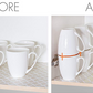 Telescopic cup storage rack